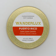 Wanderlux Puerto Rico San Juan Dawn 6.5 Ounce Soy Candle